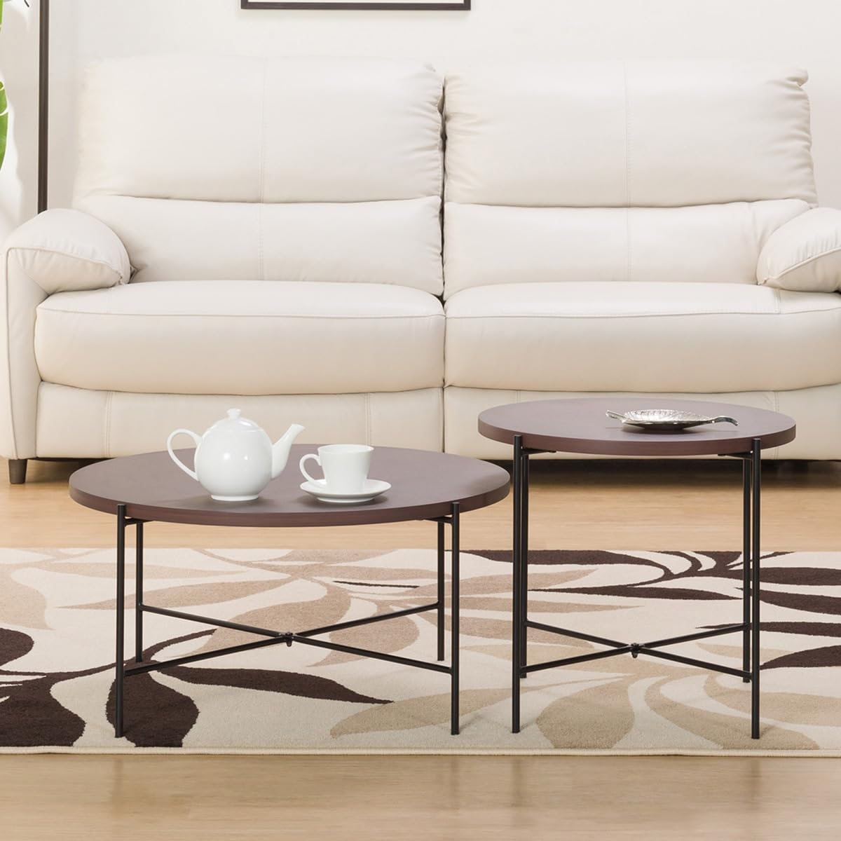 Amazon.co.jp: ニトリ 円形 テーブル セット ヴェルカー7050 ミドル